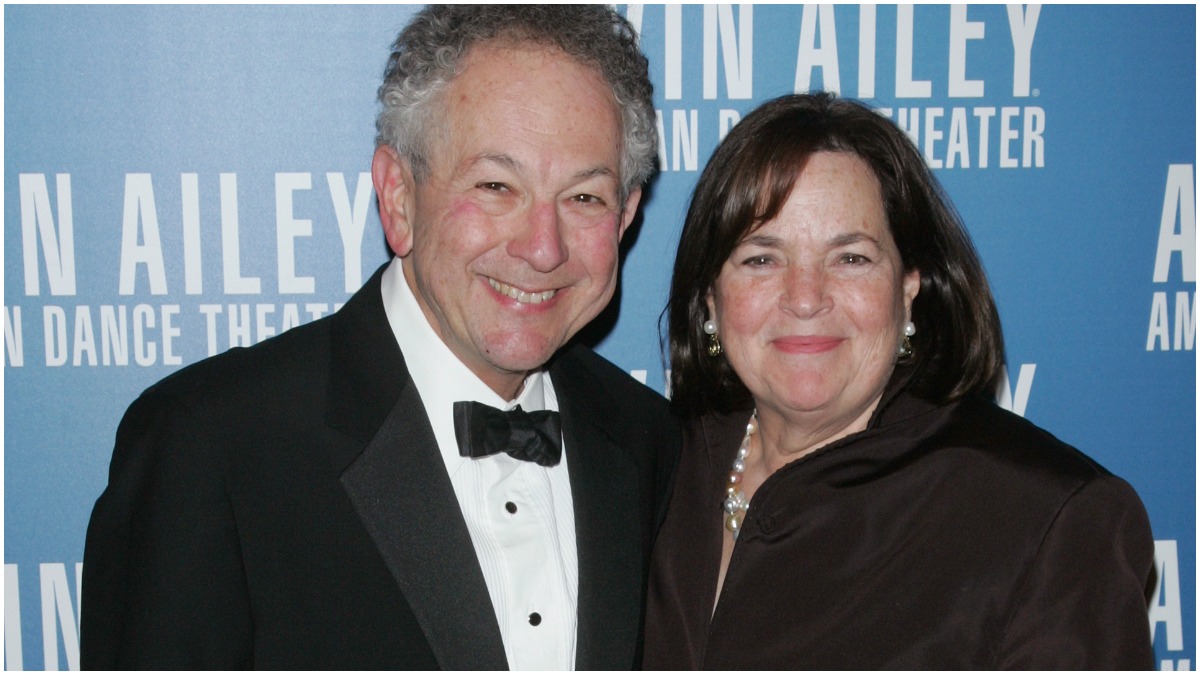 Ina Garten and Jeffrey Garten smile as they pose for a photograph at the Ailey American Dance Theater Opening Night Gala in 2012