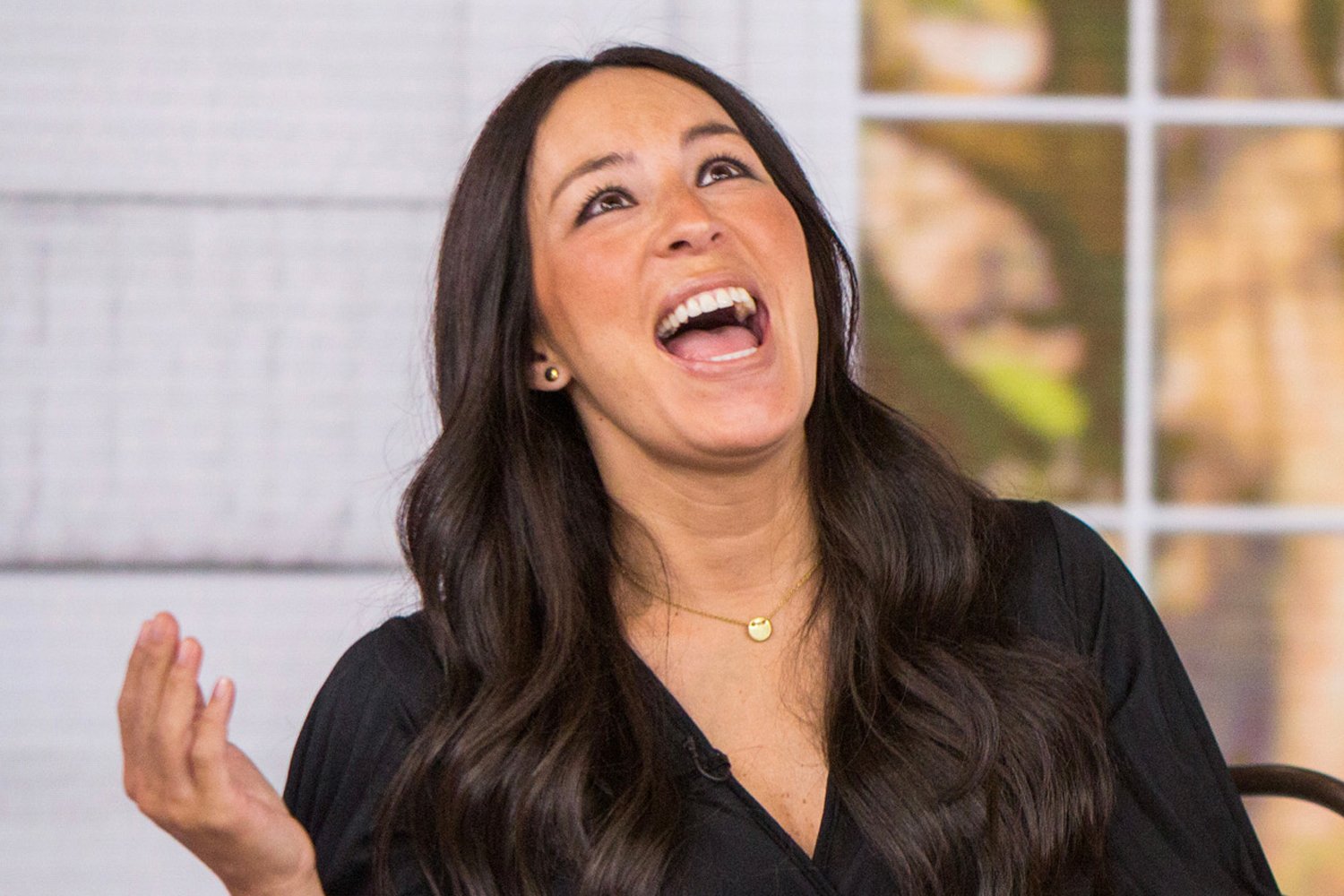 Joanna Gaines looking excited