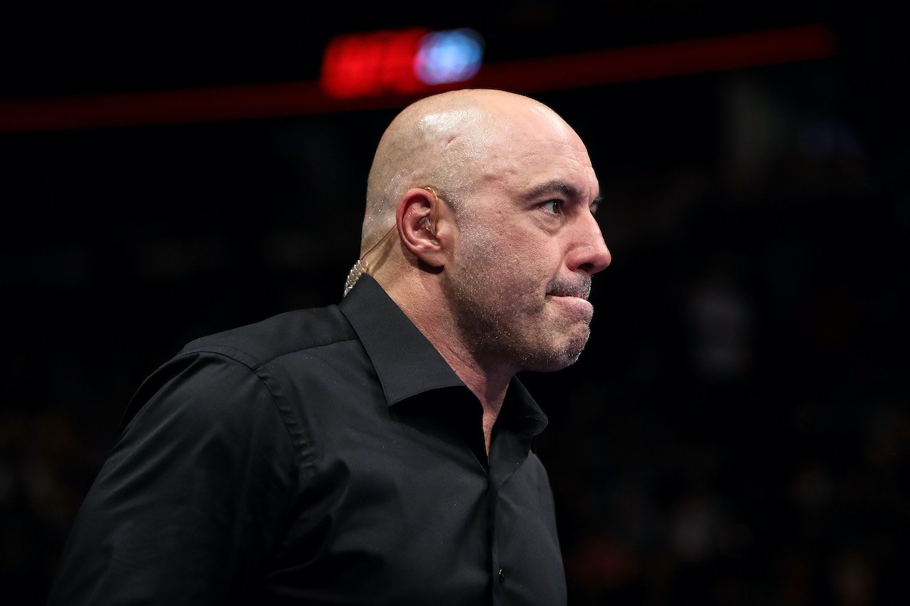 Joe Rogan at the UFC 225: Whittaker v Romero 2 event at the United Center