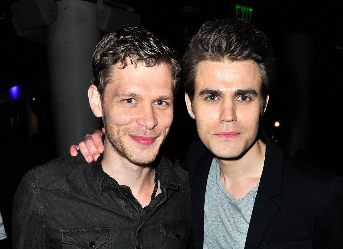 Joseph Morgan and Pual Wesley at San Diego Comic-Con, 2013 at the Hard Rock Hotel