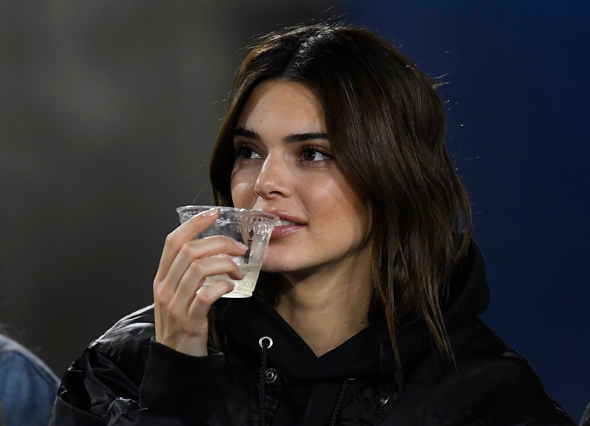 Kendall Jenner attends a football game between Baltimore Ravens and Los Angeles Rams on November 25, 2019, in Los Angeles, California.