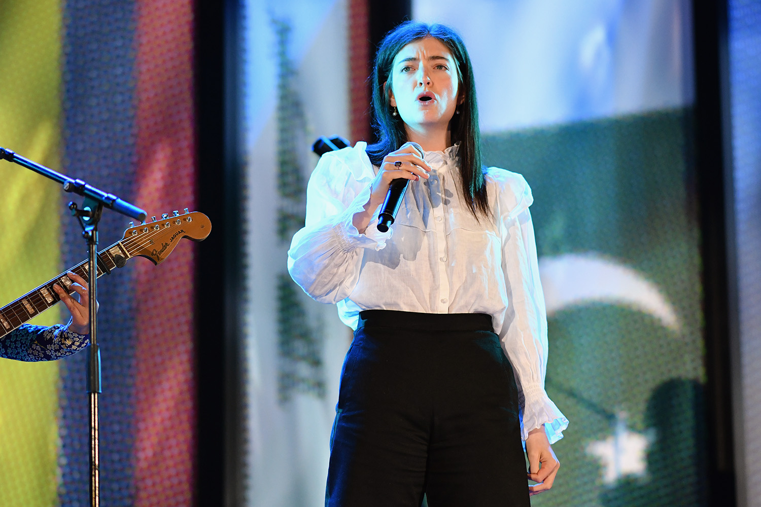 Lorde sings at the You Are Us/Aroha Nui Concert in April 2019.