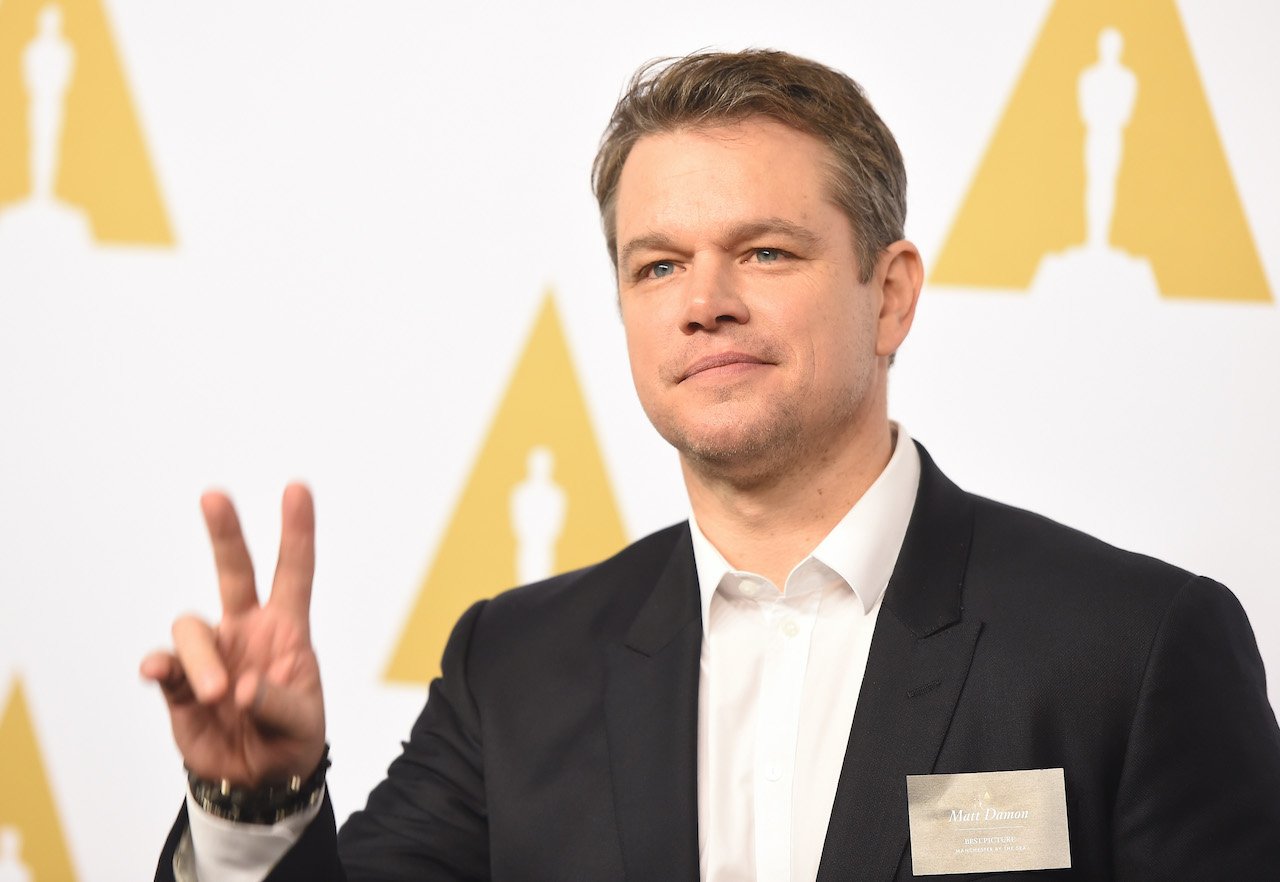 Matt Damon attends the 89th Annual Academy Awards Nominee Luncheon at The Beverly Hilton Hotel