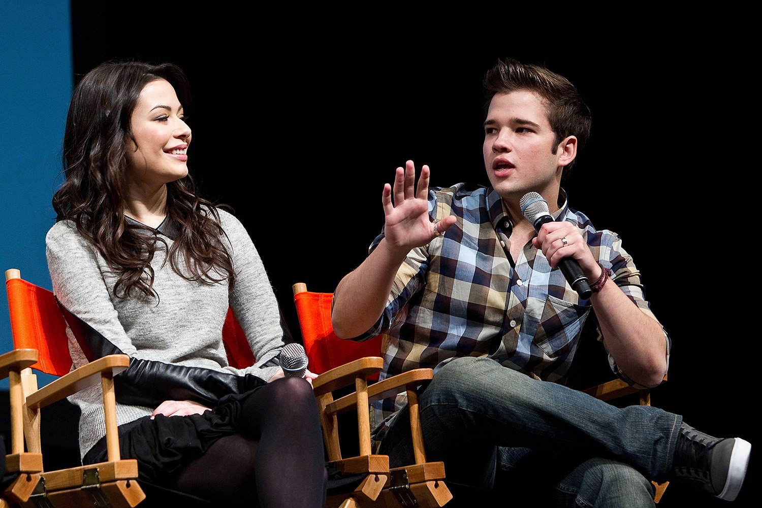 'iCarly' stars Miranda Cosgrove and Nathan Kress