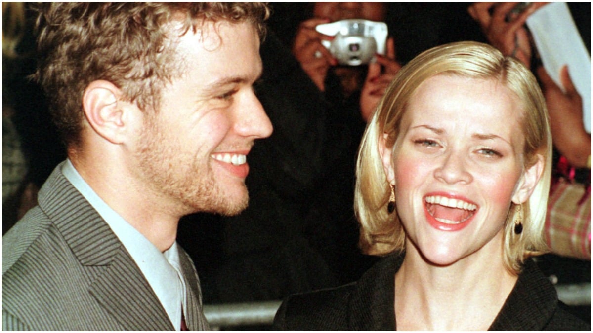 reese witherspoon and ryan phillippe laughing