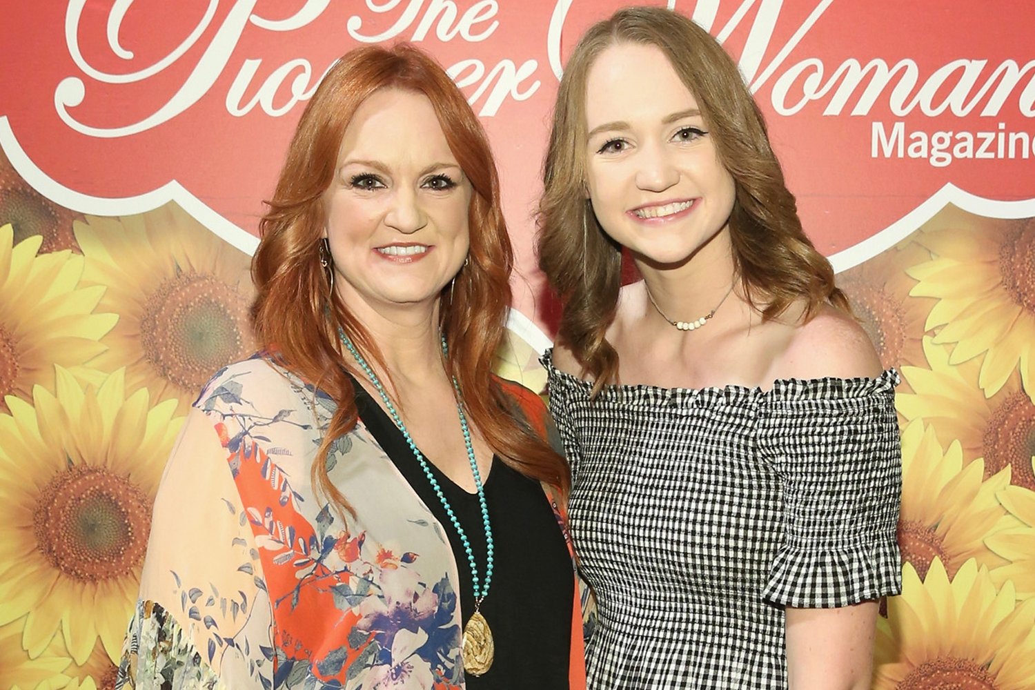 'The Pioneer Woman' Star Ree Drummond and daughter Paige posing together at a book signing