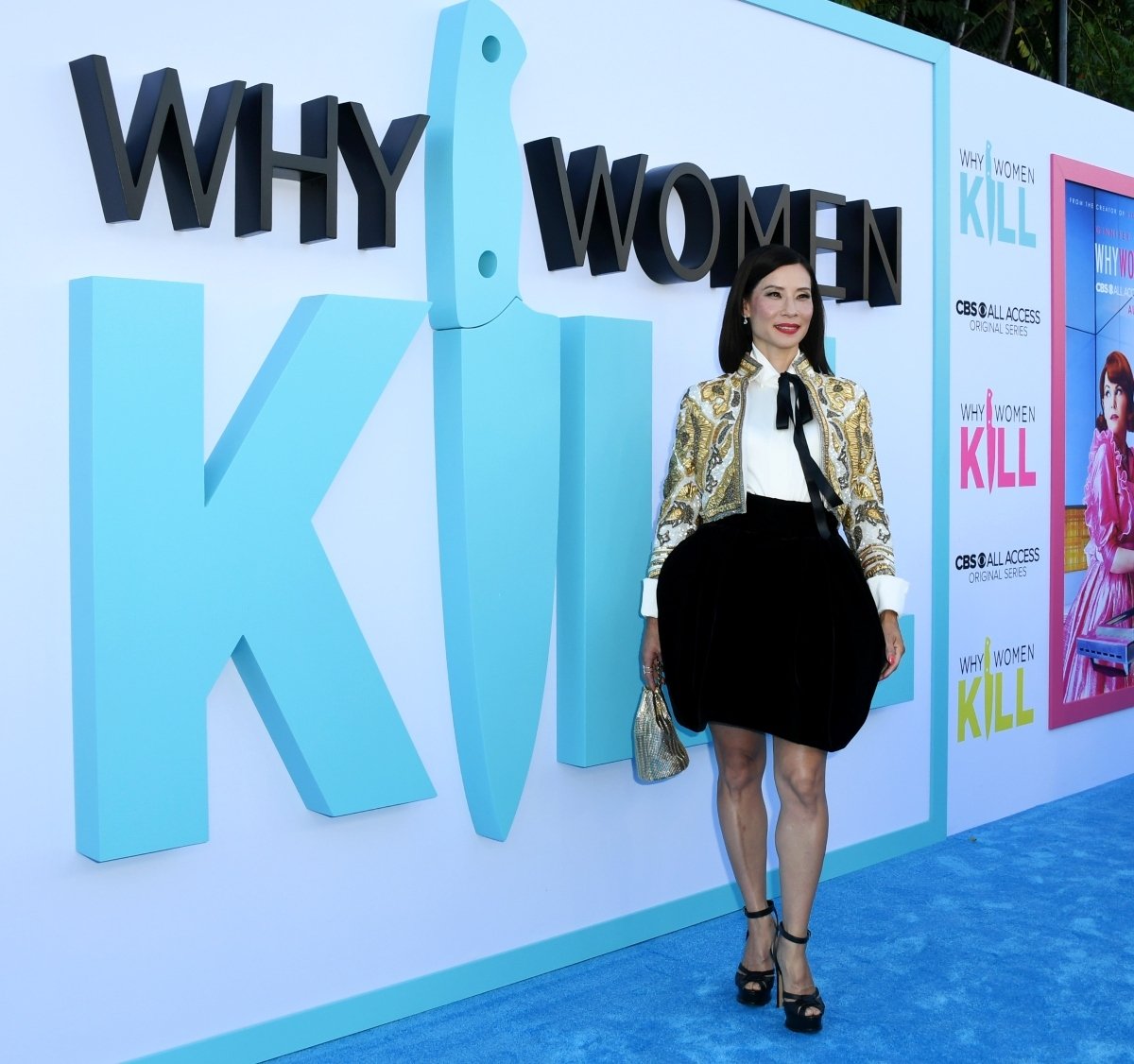 Lucy Liu attends premiere of ‘Why Women Kill’ on August 7, 2019 in Beverly Hills, California