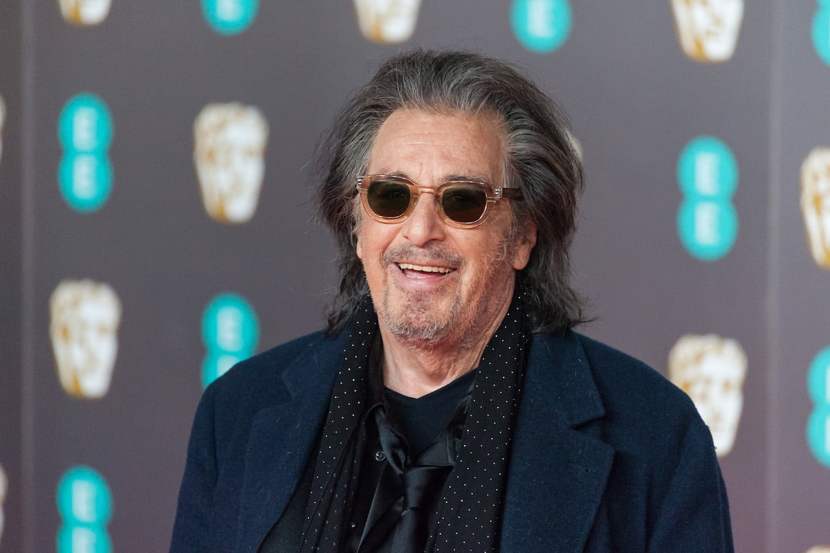 Al Pacino on the red carpet in glasses