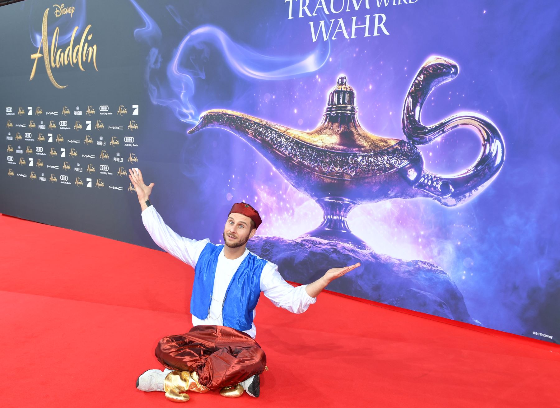 An 'Aladdin' red carpet gala screening in Berlin, Germany