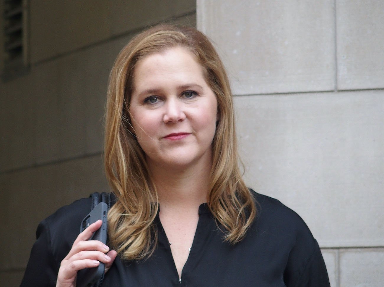 Amy Schumer on set for Life & Beth the Hulu comedy series