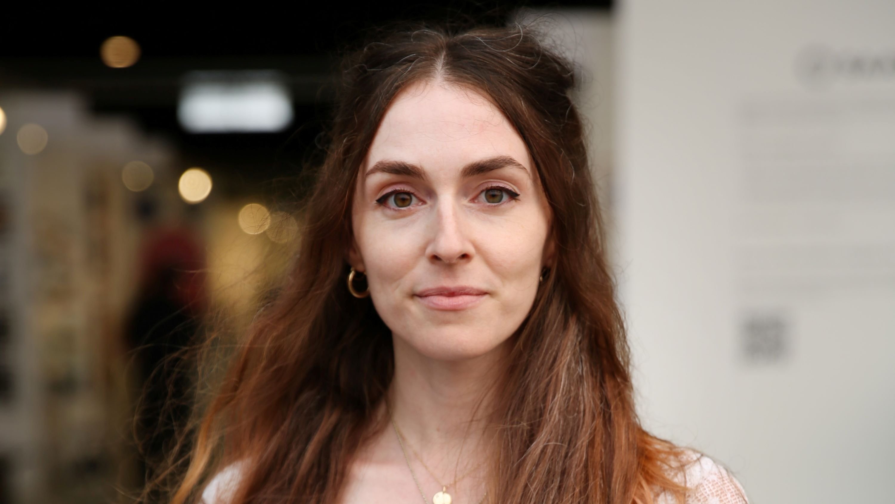 Anna Marie Tendler with long hair