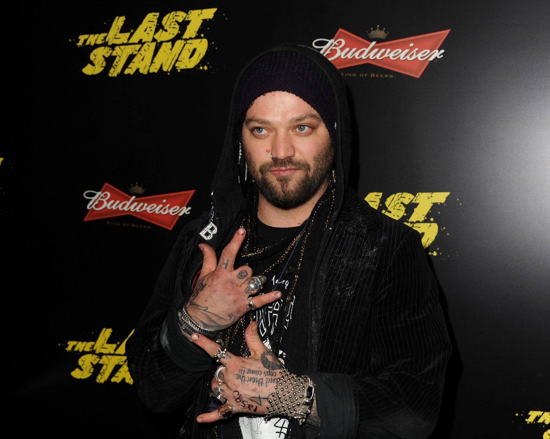 Bam Margera at the Lionsgate Films premiere of 'The Last Stand'