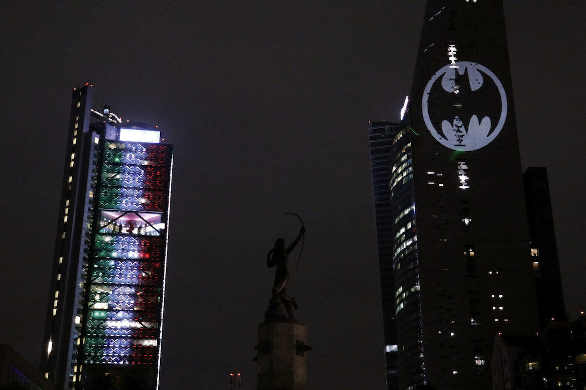 The Bat-Signal in Mexico City