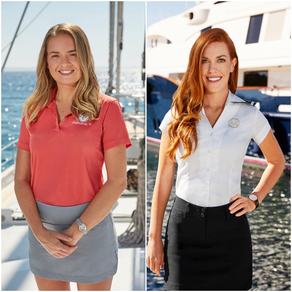 Daisy Kelliher from Below Deck Sailing Yacht and Delaney Evans from Below Deck Mediterranean