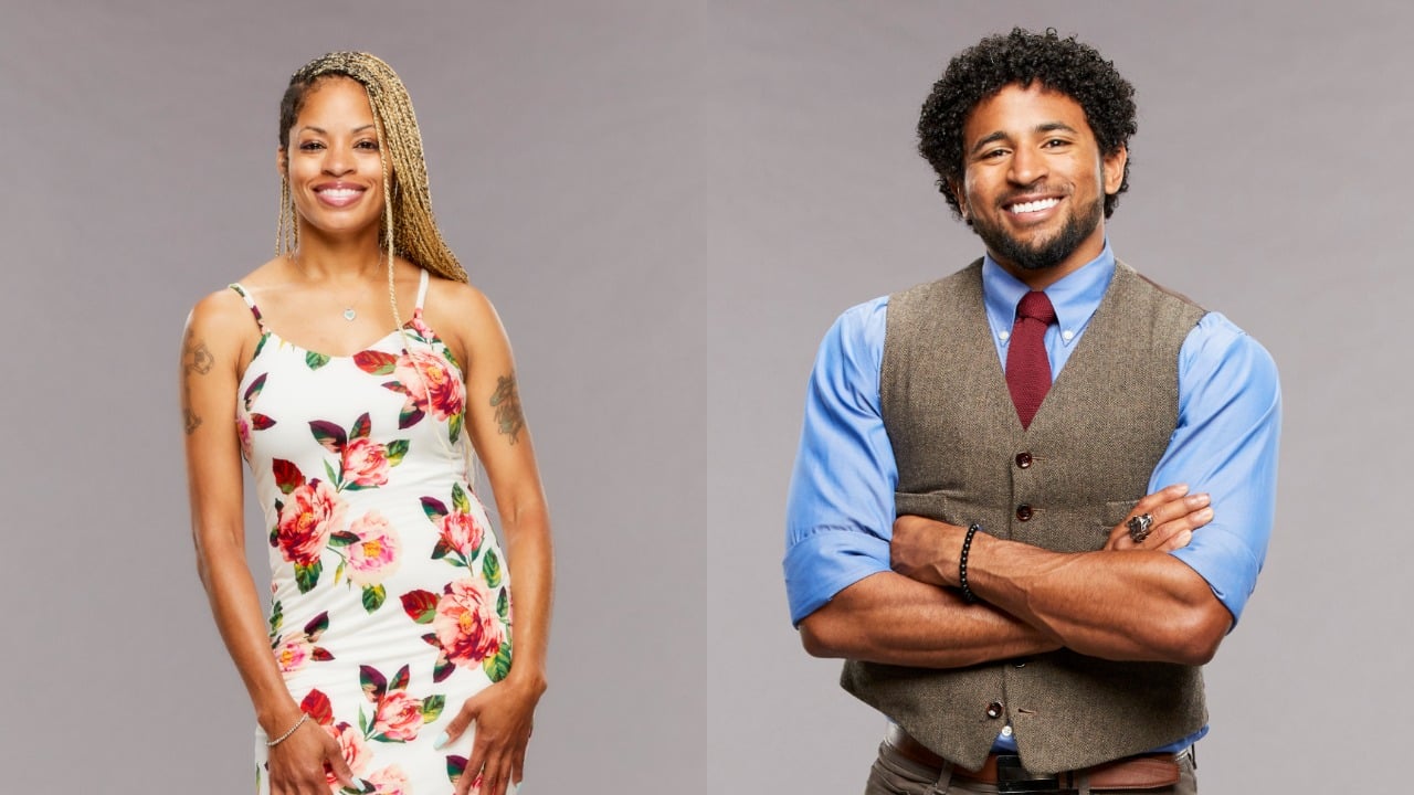 Tiffany Mitchell and Kyland Young pose for 'Big Brother 23' cast photos