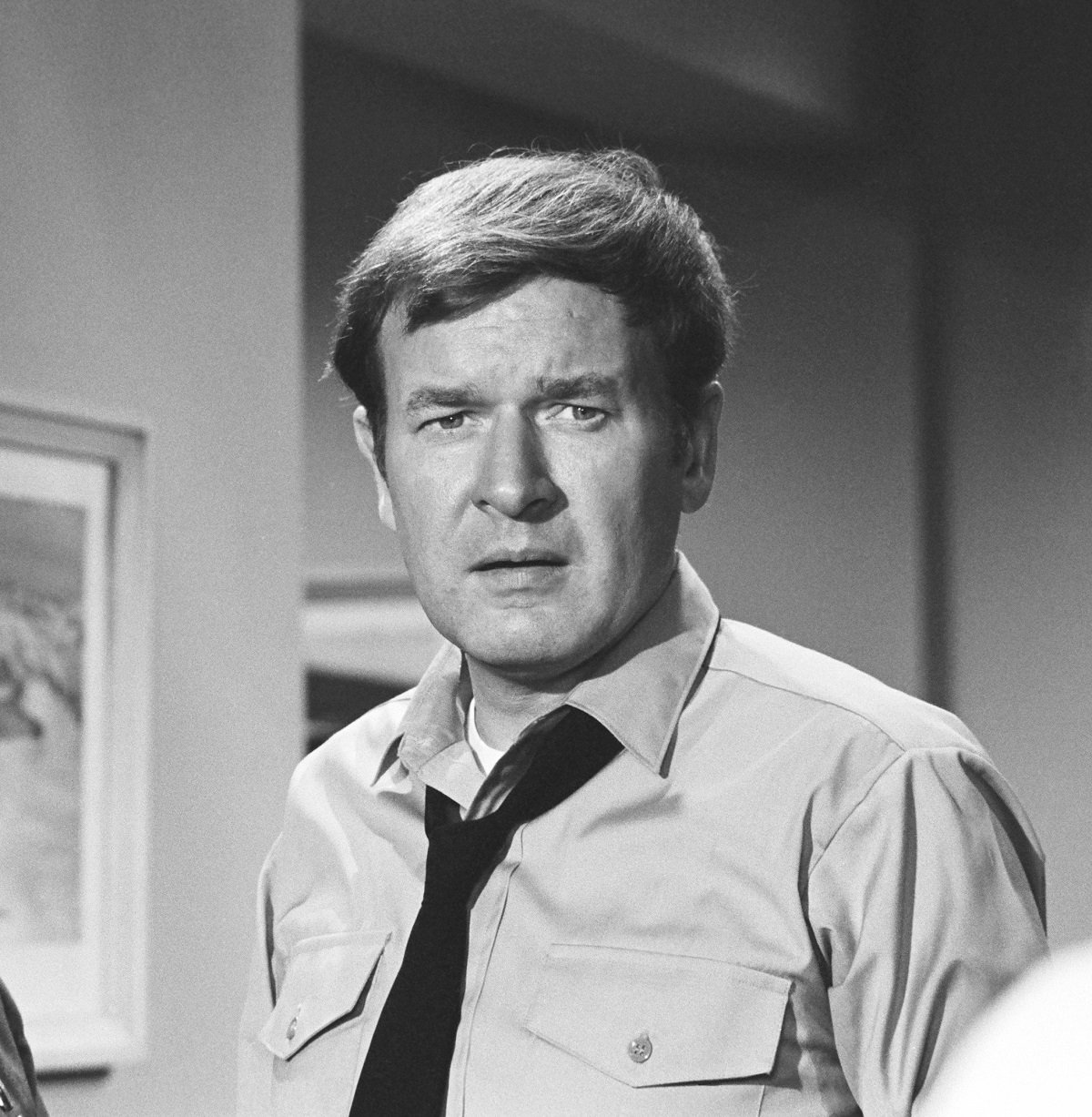 Bill Daily as Maj. Roger Healey on the set of 'I Dream of Jeannie'
