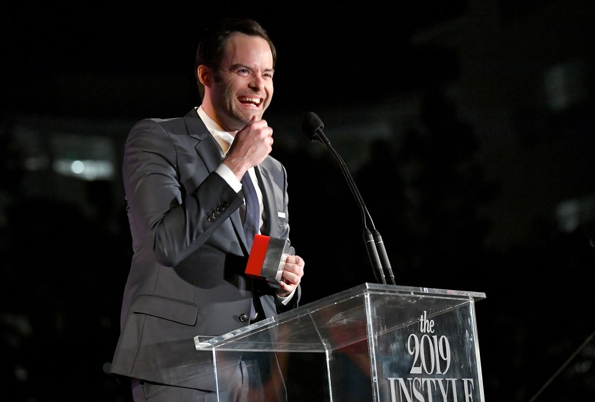 Bill Hader laughing