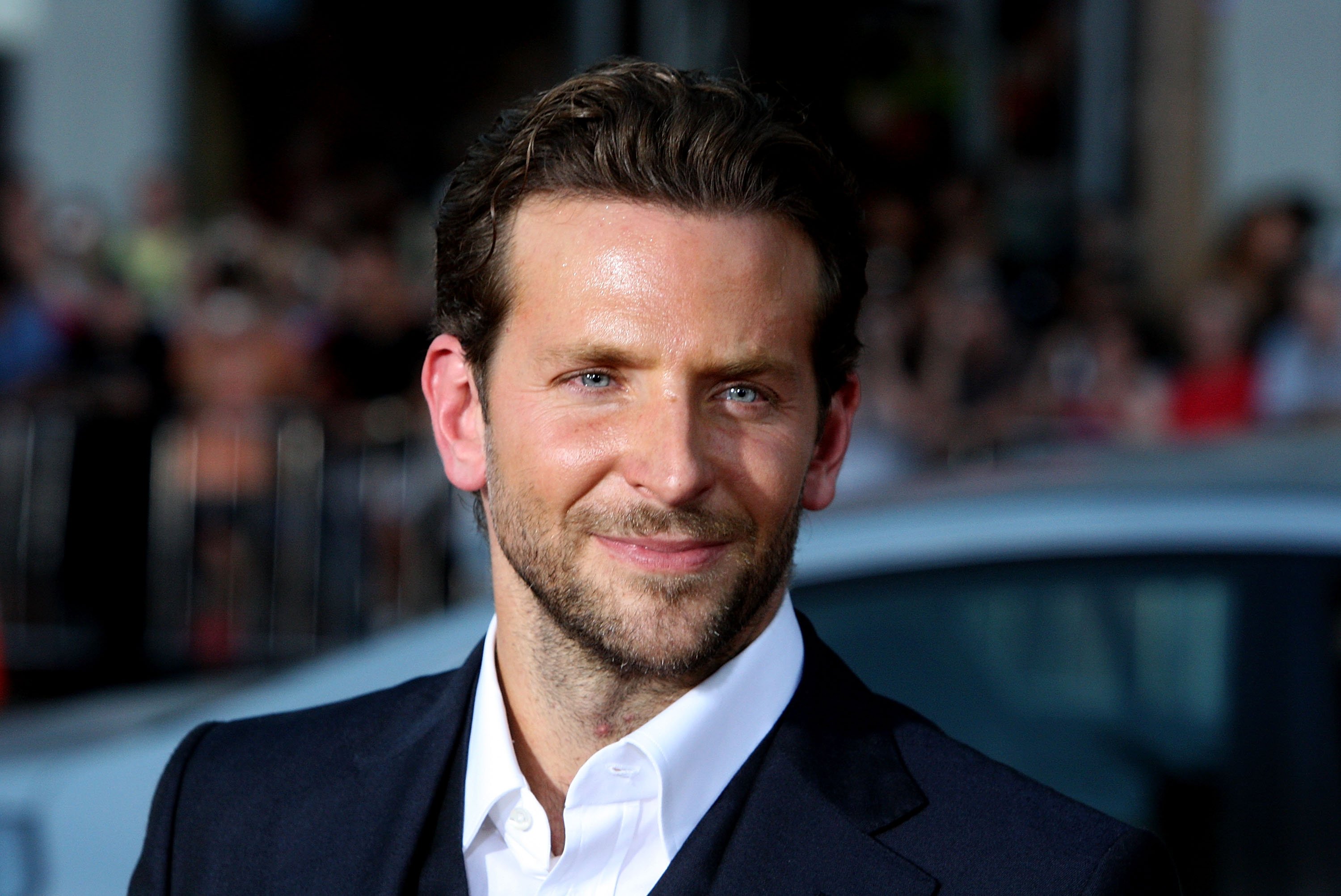 Bradley Cooper, star of Guillermo del Toro's Nightmare Alley movie, promoting a movie for 20th Century