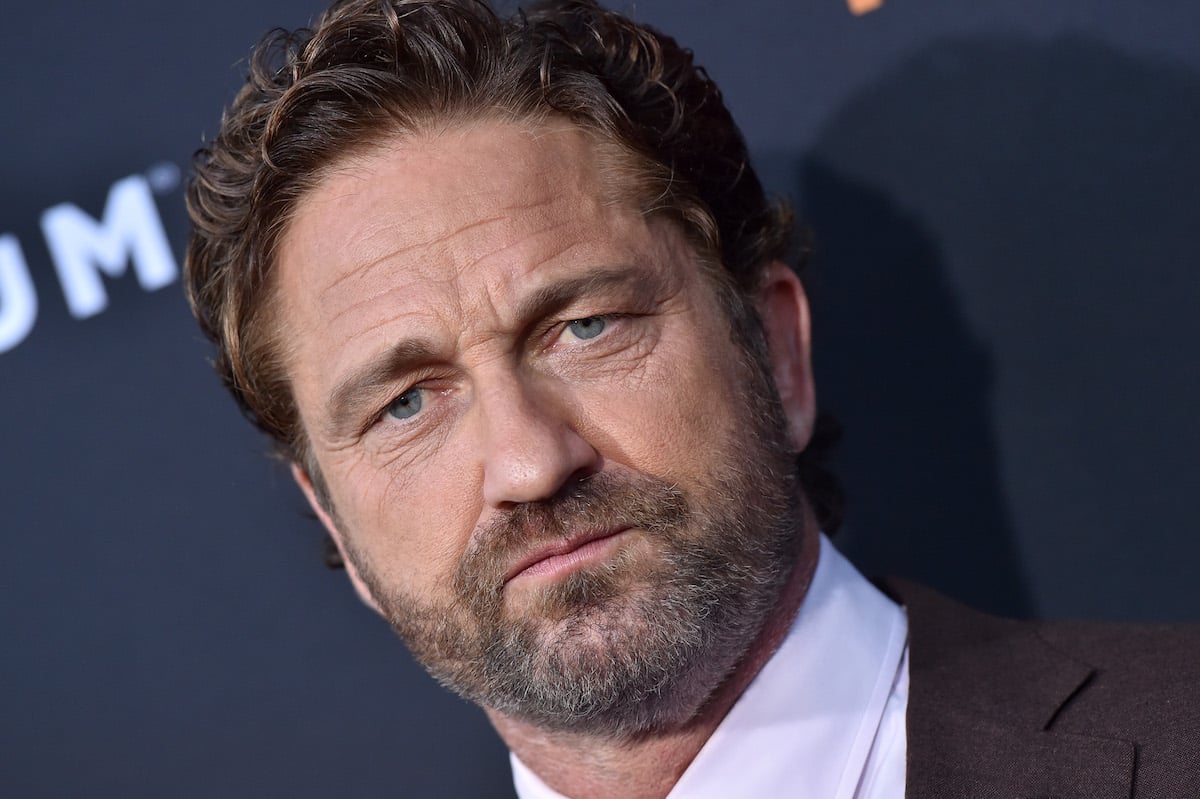 Gerard Butler on the red carpet
