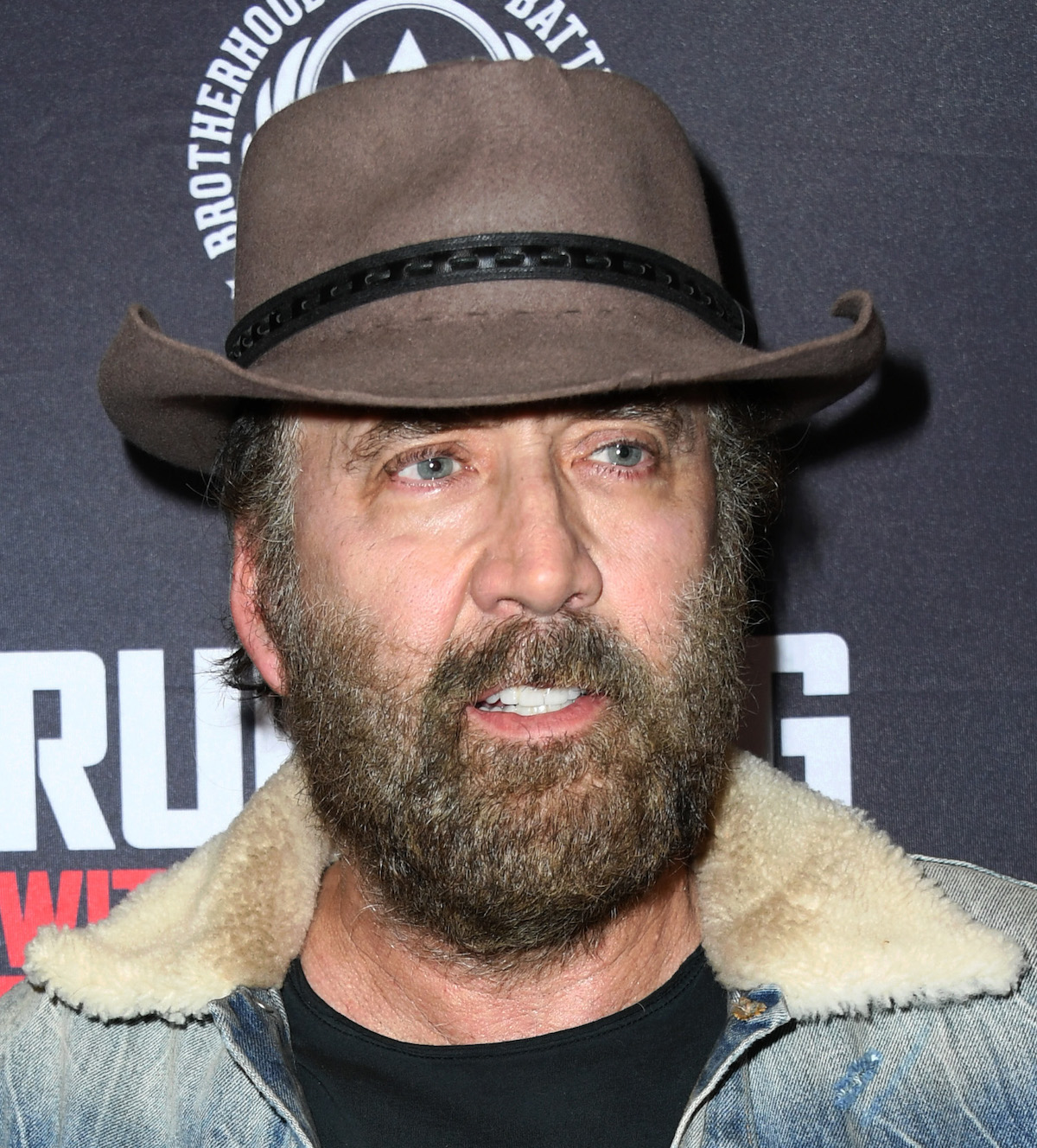 Nicolas Cage in a cowboy hat