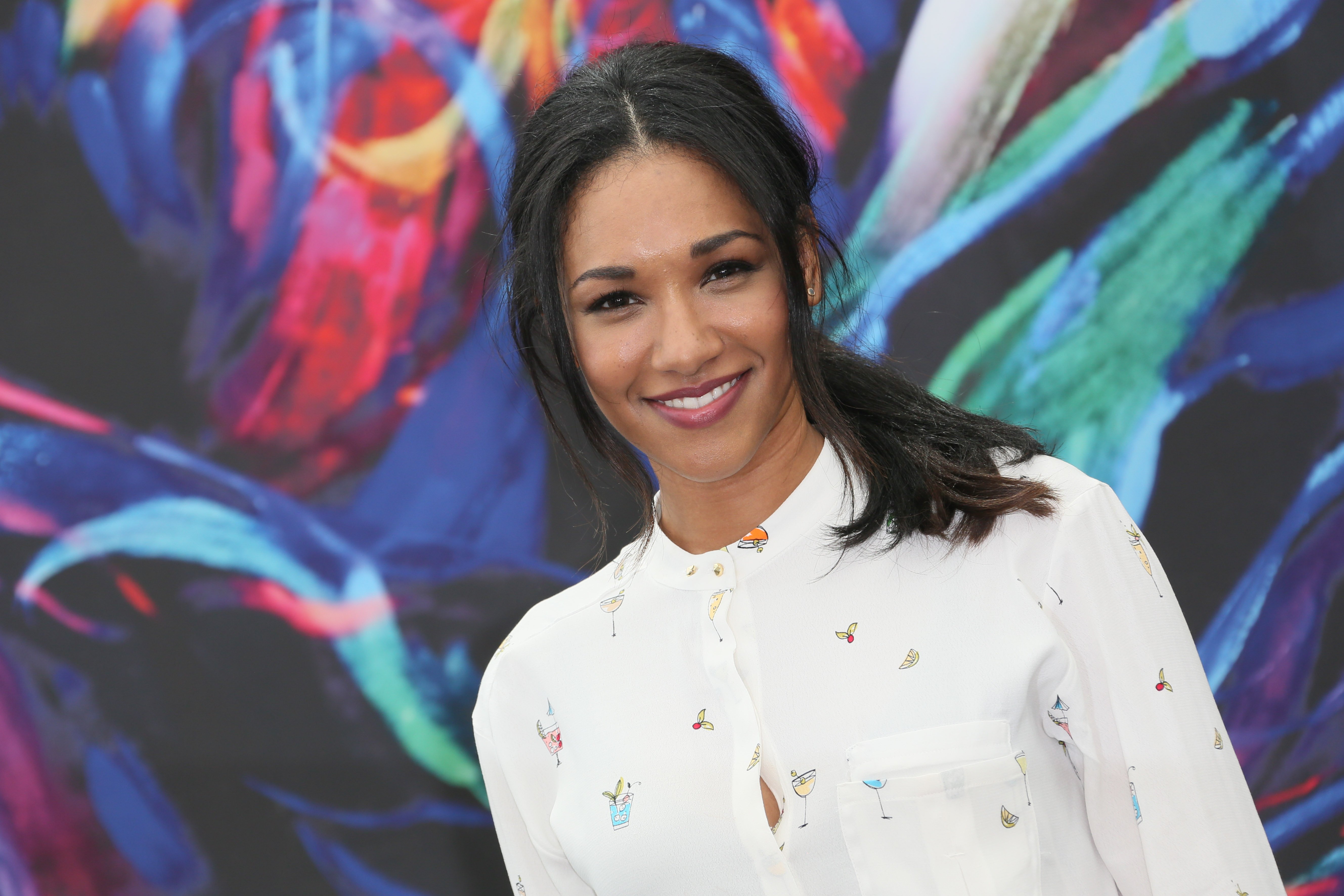 Candice Patton, star of DC's 'The Flash,' attends the 56th Monte Carlo TV Festival.