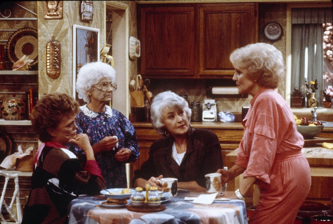 Cast of 'The Golden Girls': (l-r) Rue McClanahan, Estelle Getty, Bea Arthur and Betty White
