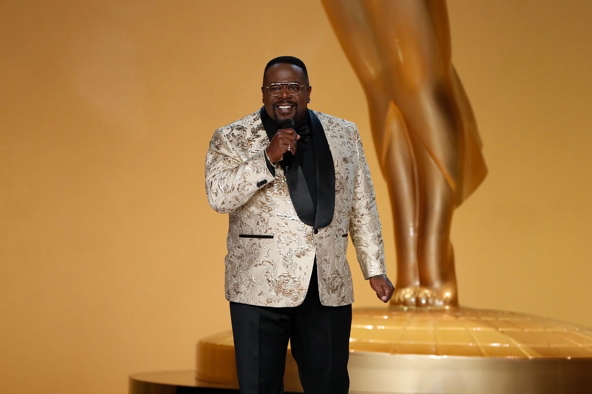 Cedric the Entertainer hosting the 73rd Emmy Awards