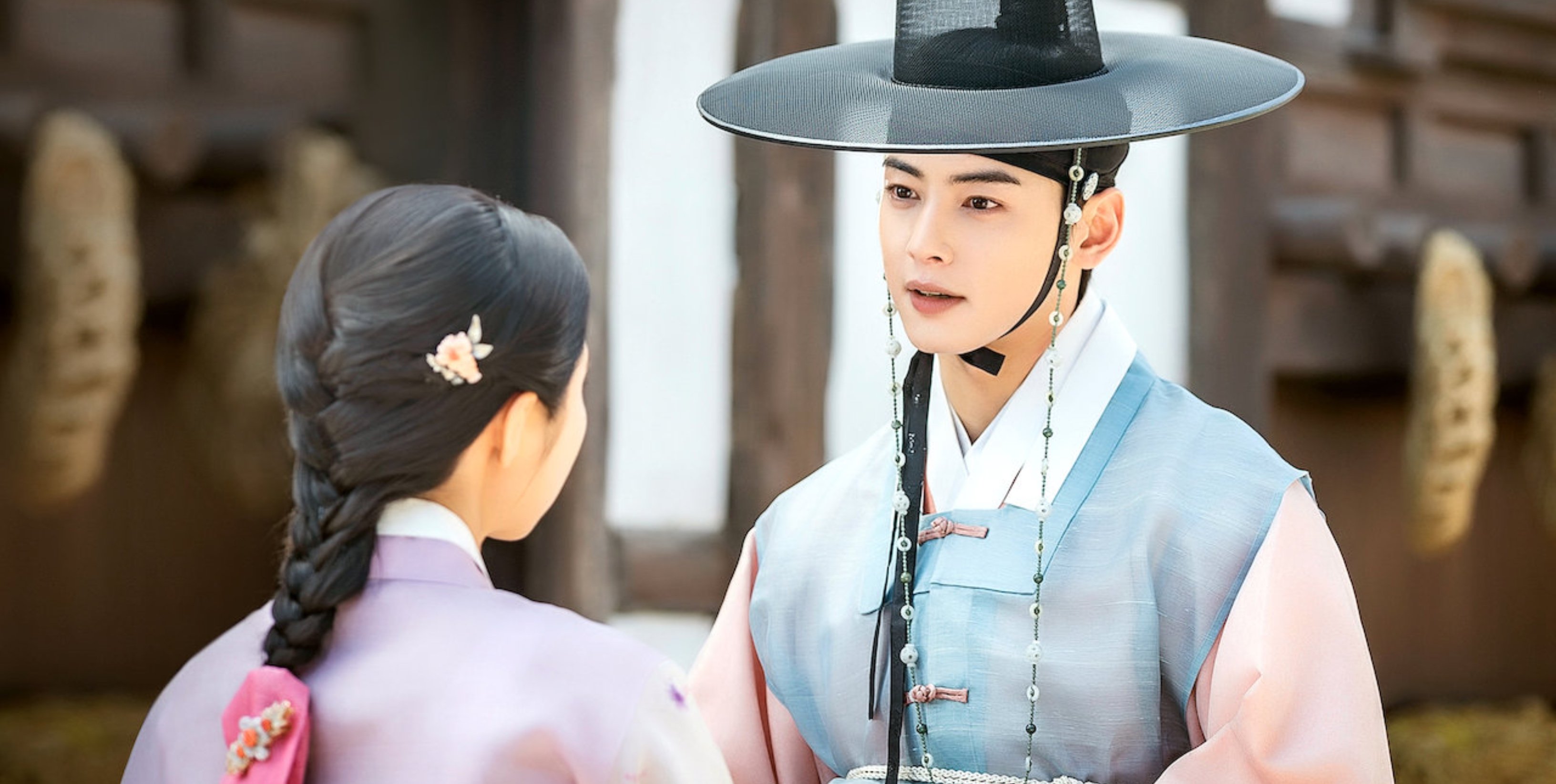 Cha Eun-Woo in historical K-drama 'Rookie Historian Goo Hae-Ryung' in hanbok outfit