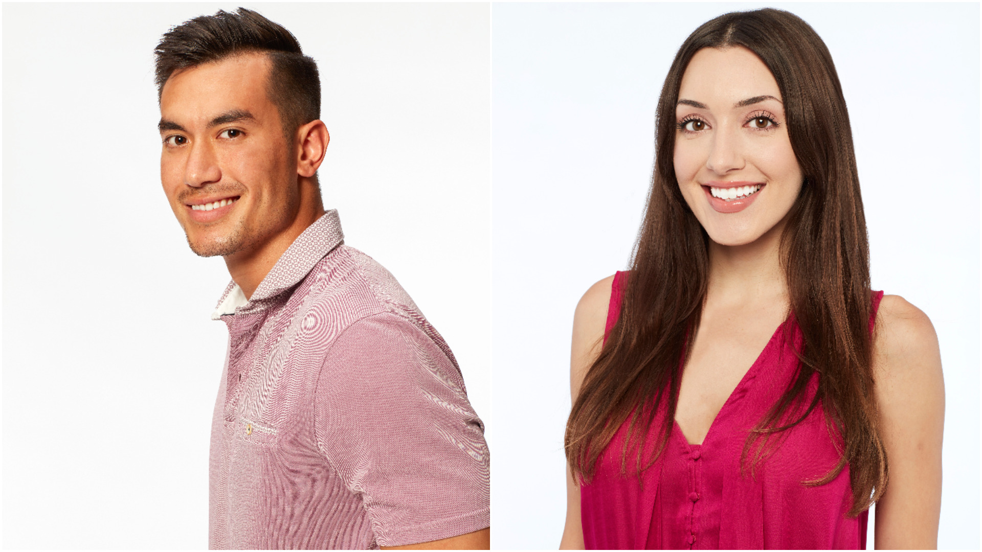 Headshots of Chris Conran and Alana Milne from ‘Bachelor in Paradise’