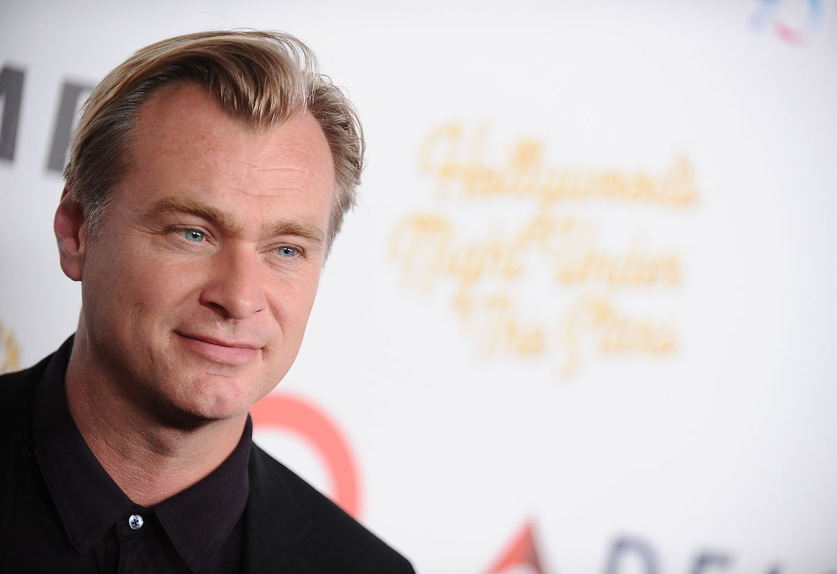 Christopher Nolan on the red carpet