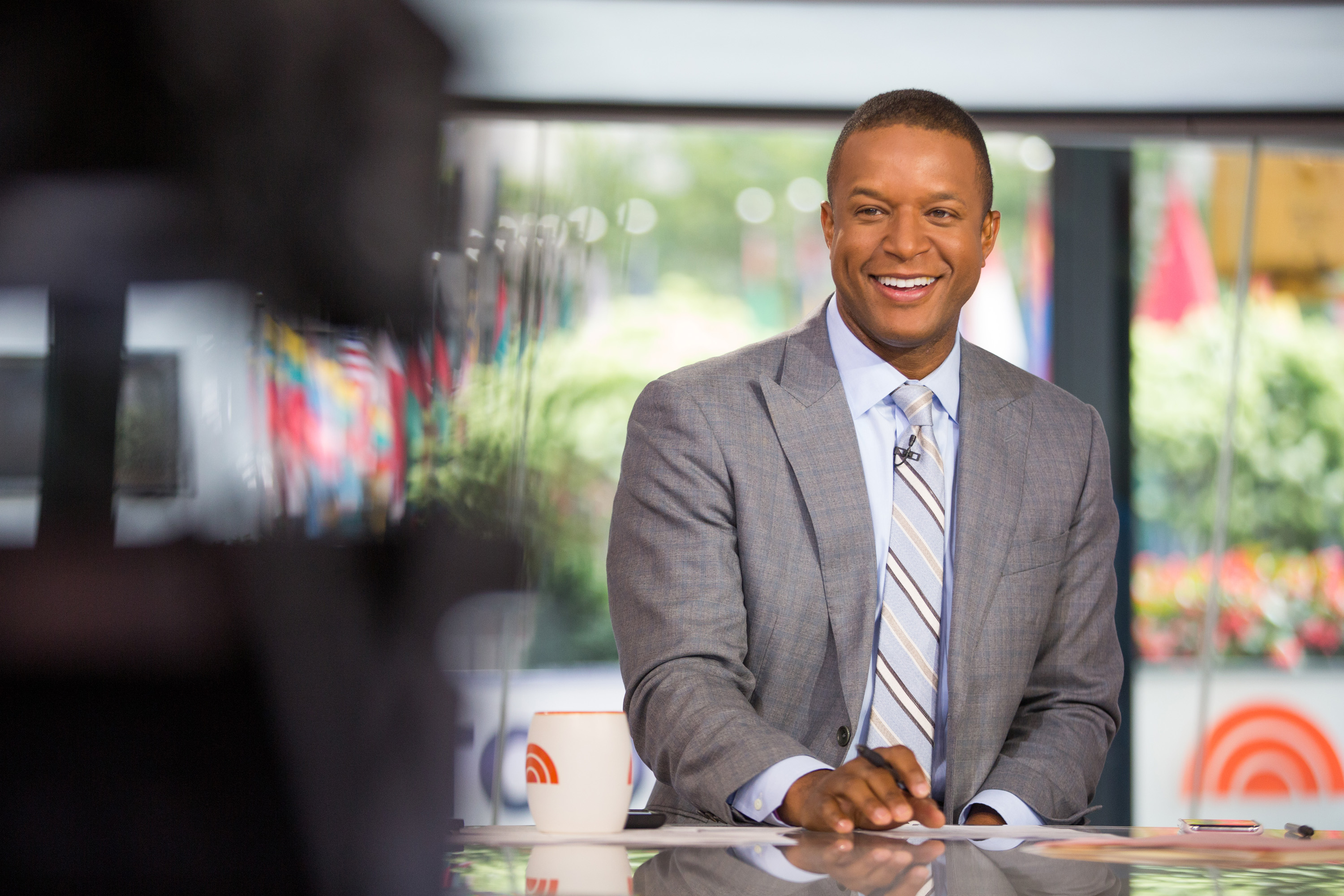 'Today' co-anchor Craig Melvin on the morning show's set.