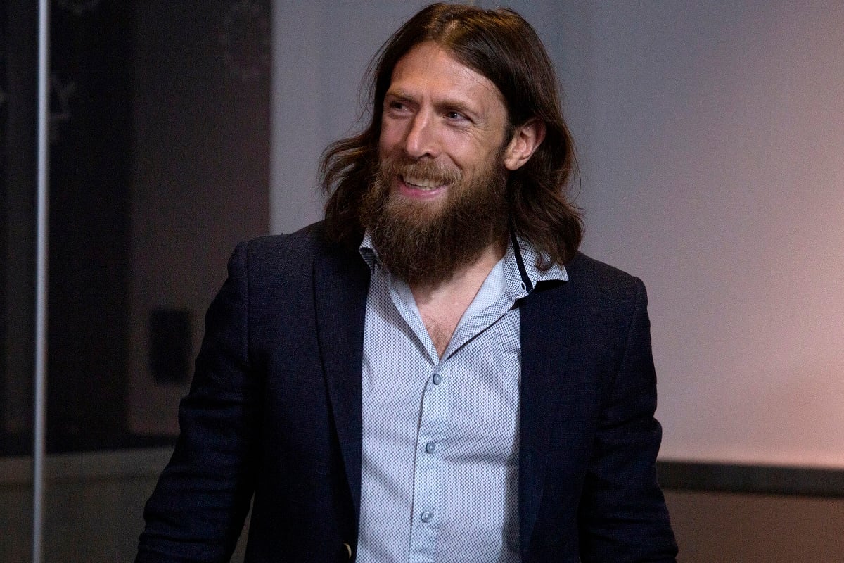 Wrestler Daniel Bryan makes an appearance at the Empire State Building during a 2019 WrestleMania 35 festivities. 