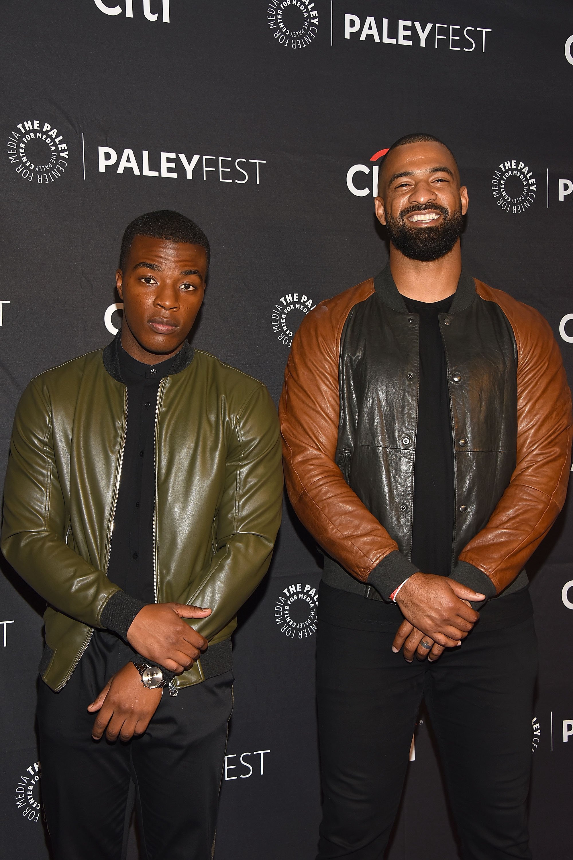 Daniel Ezra and Spencer Paysinger at the 2018 PaleyFest Fall TV Previews.