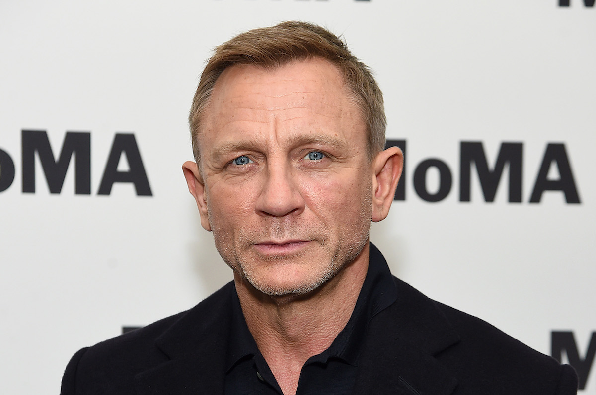 'James Bond' actor Daniel Craig with white background.