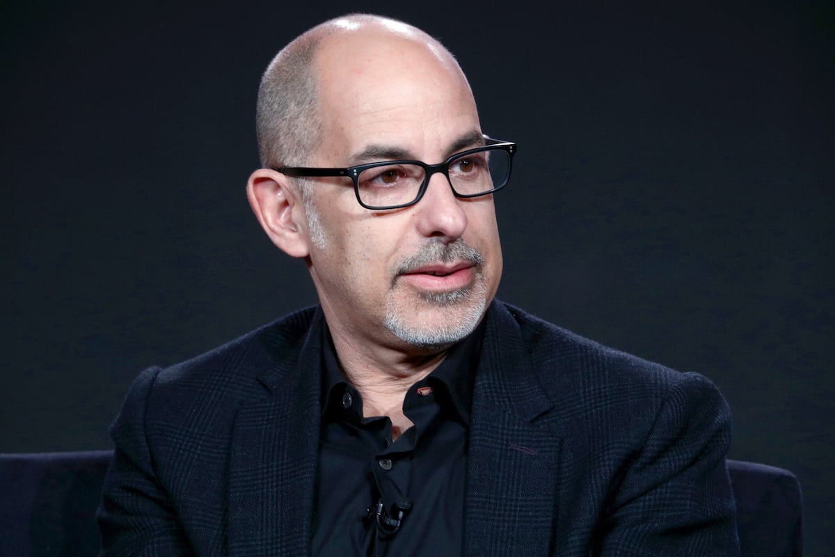 'Hellraiser' remake producer David S. Goyer in black outfit