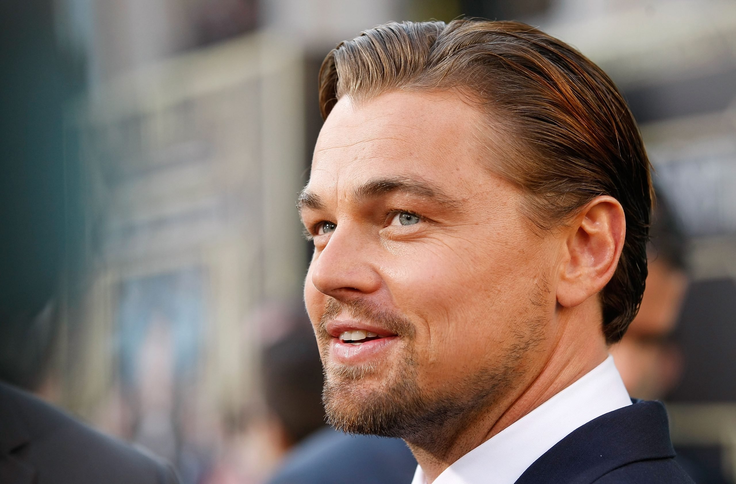 Leonardo DiCaprio, who turned down the role in Hocus Pocus, smiles at the Great Gatsby premiere