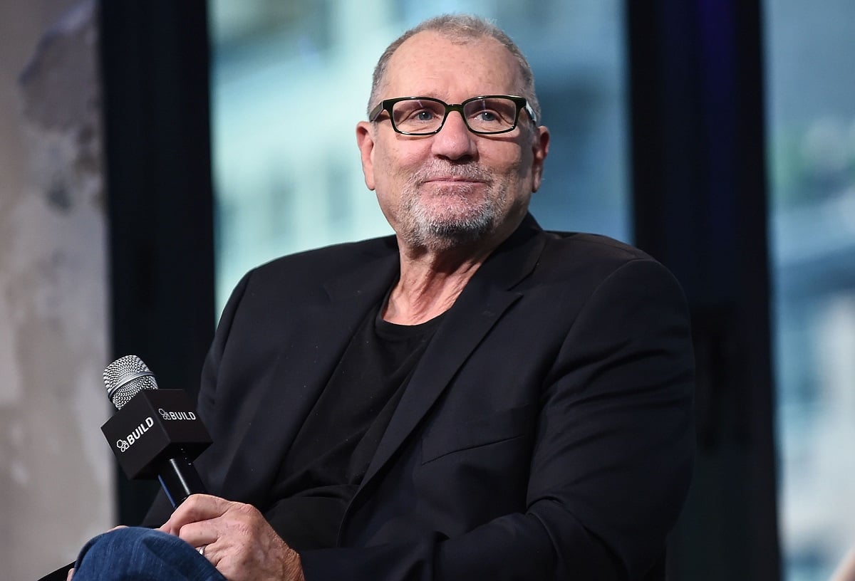Actor Ed O'Neill answering reporters questions during a press junket for the 2016 film 'Finding Dory.'
