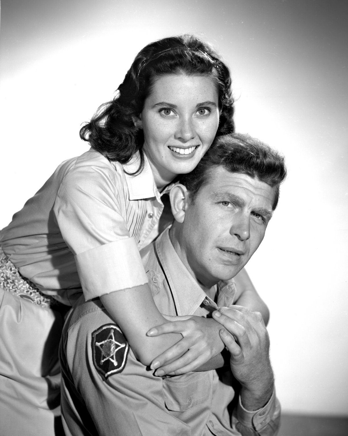 Actors Elinor Donahue and Andy Griffith on 'The Andy Griffith Show'