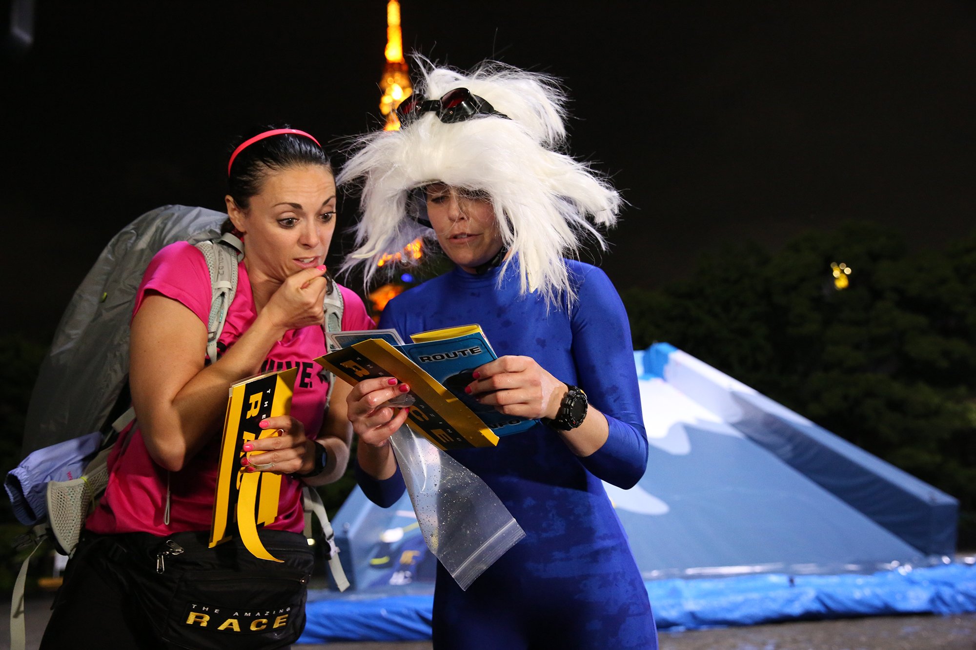 Eliza Orlins and Corinne Kaplan on 'The Amazing Race' 