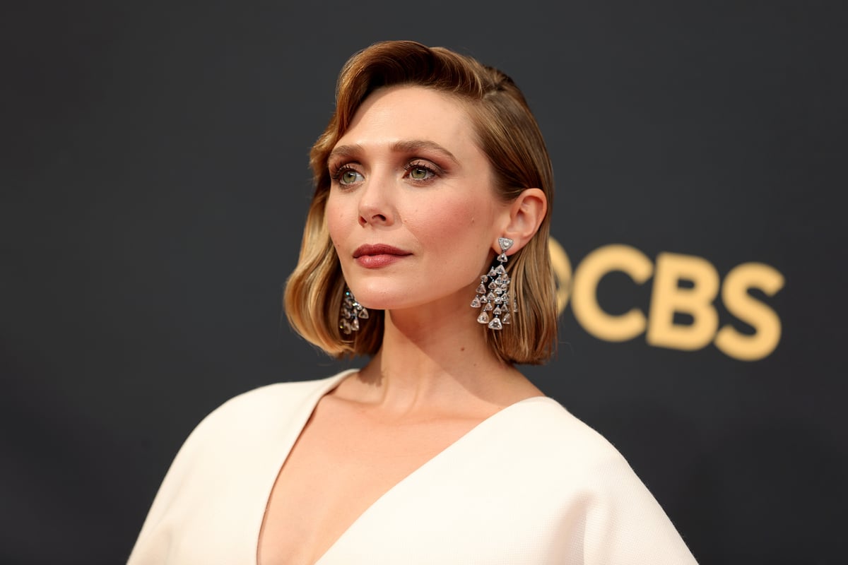 Elizabeth Olsen at the 73rd Emmy Awards for her 'WandaVision' Emmy nomination