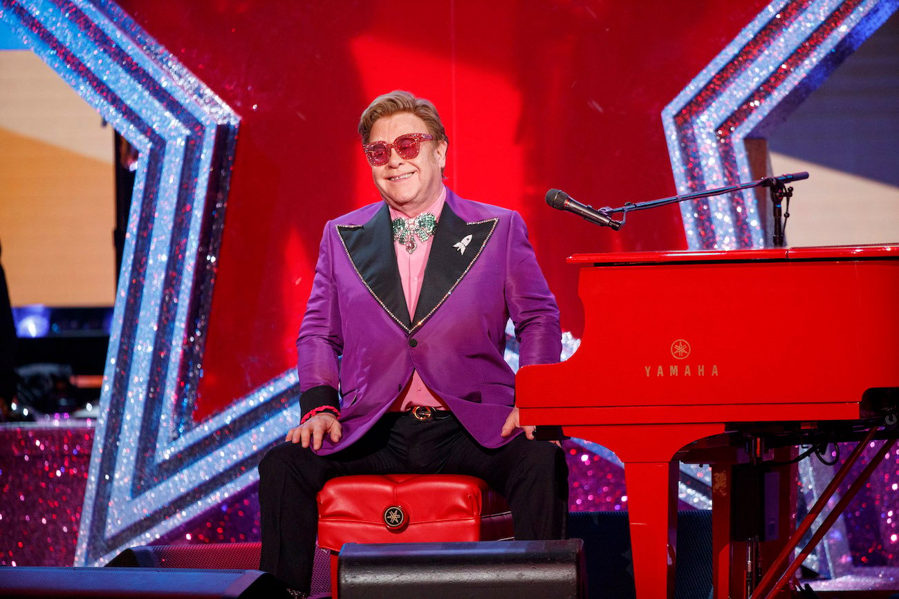 Elton John at the 92nd Academy Awards.