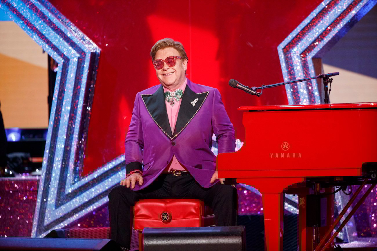 Elton John at the 92nd Academy Awards.