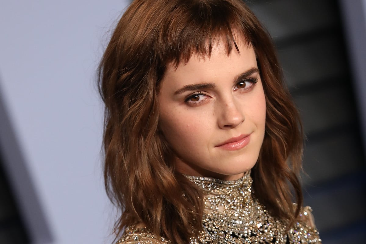 Noah actor Emma Watson attends the 2018 Vanity Fair Oscar Party
