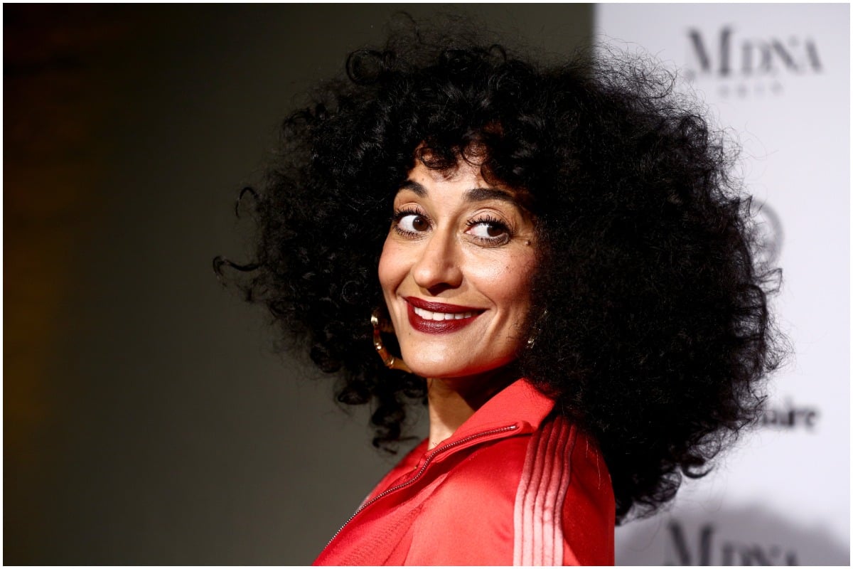 Emmys 2021: Nominee Tracee Ellis Ross smiling at the camera while attending an event.