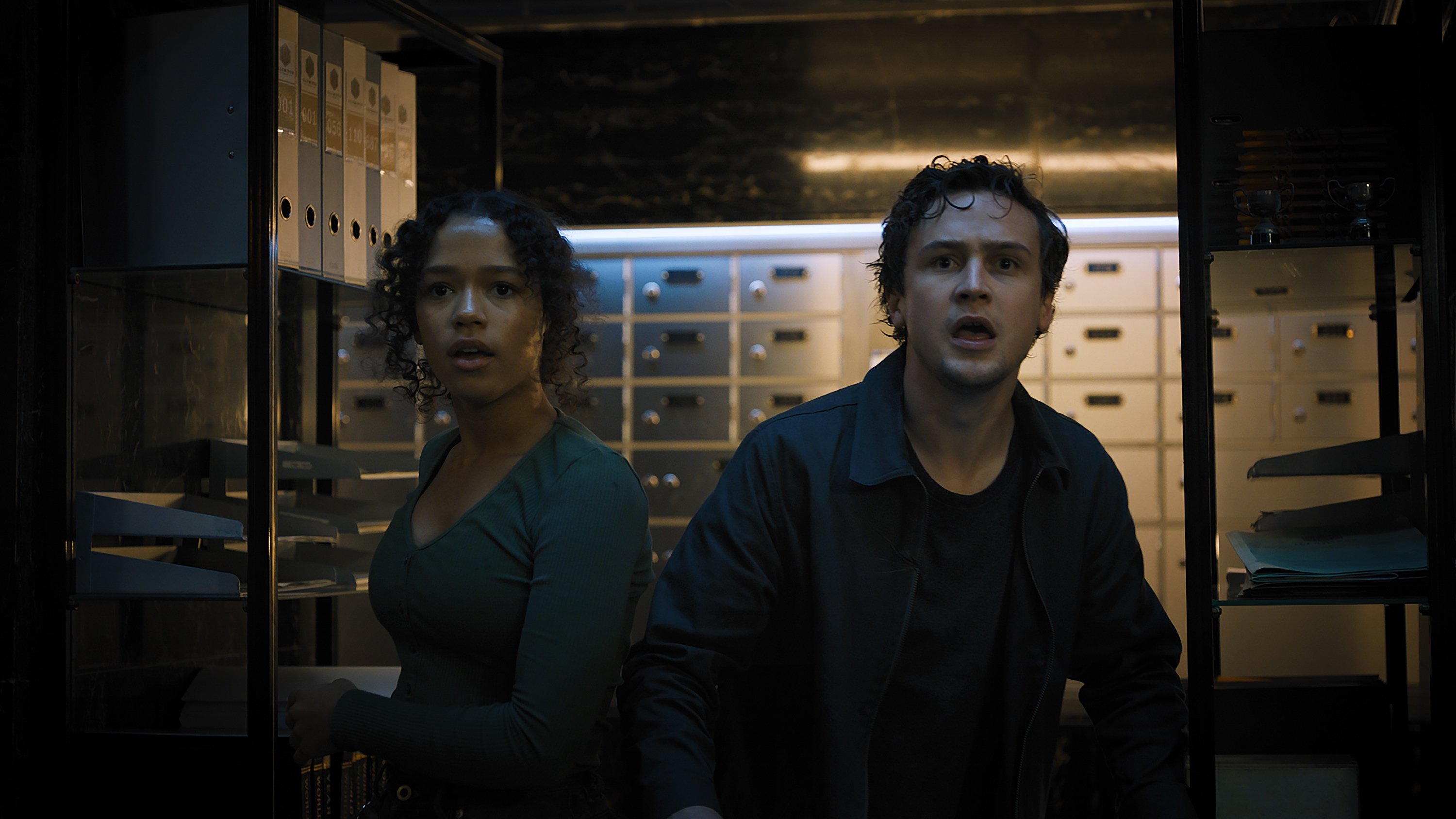 Taylor Russell and Logan Miller starring in 'Escape Room: Tournament of Champions'
