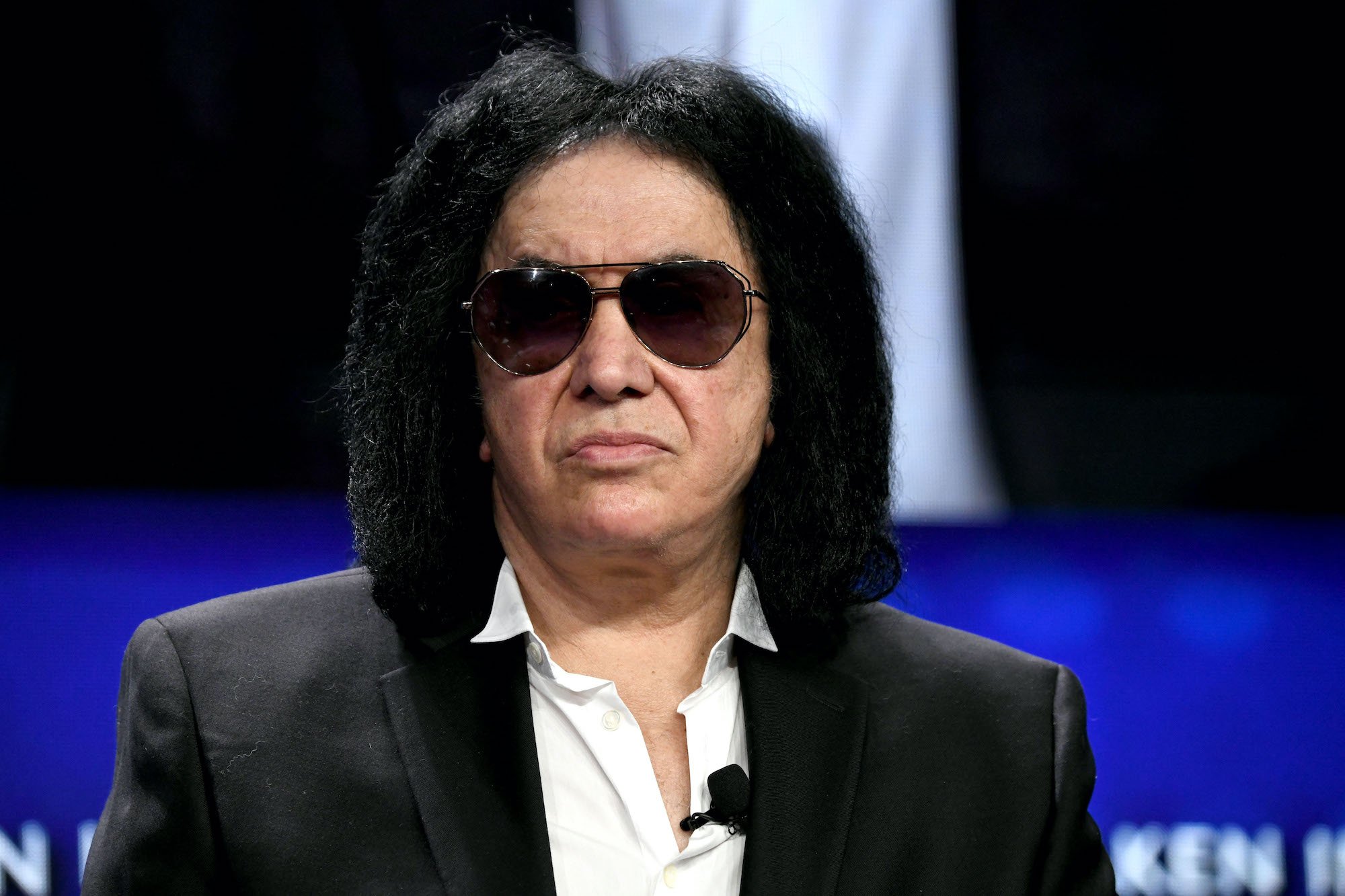 Gene Simmons wearing sunglasses