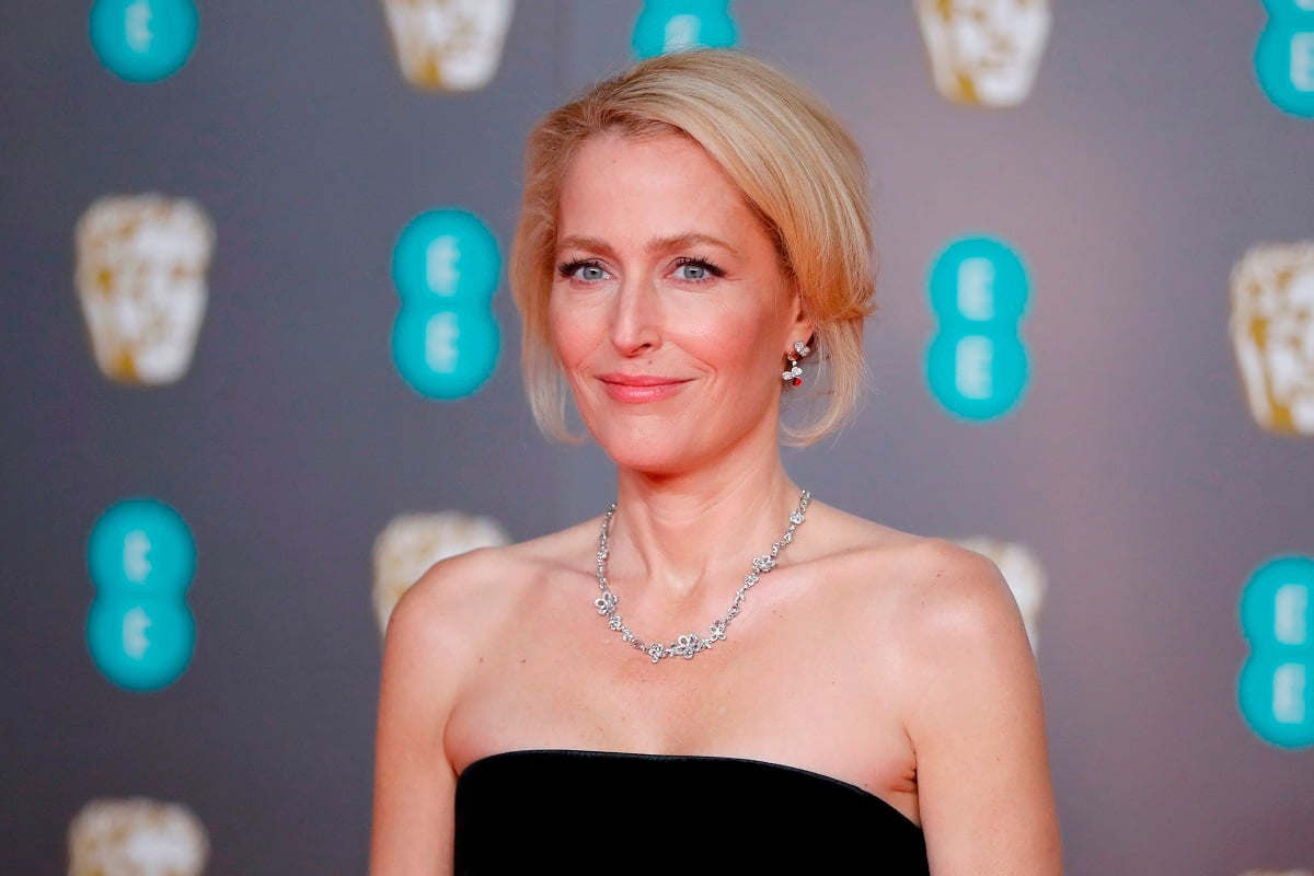 'The Crown' actor Gillian Anderson at the 2020 BAFTA British Academy Film Awards.