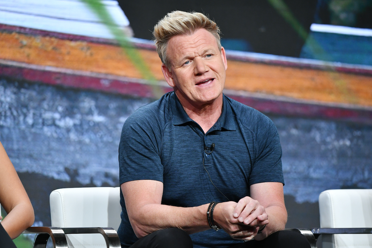 Gordon Ramsay attends the TCA panel for National Geographic Channels' Gordon Ramsay: Uncharted at The Beverly Hilton Hotel 