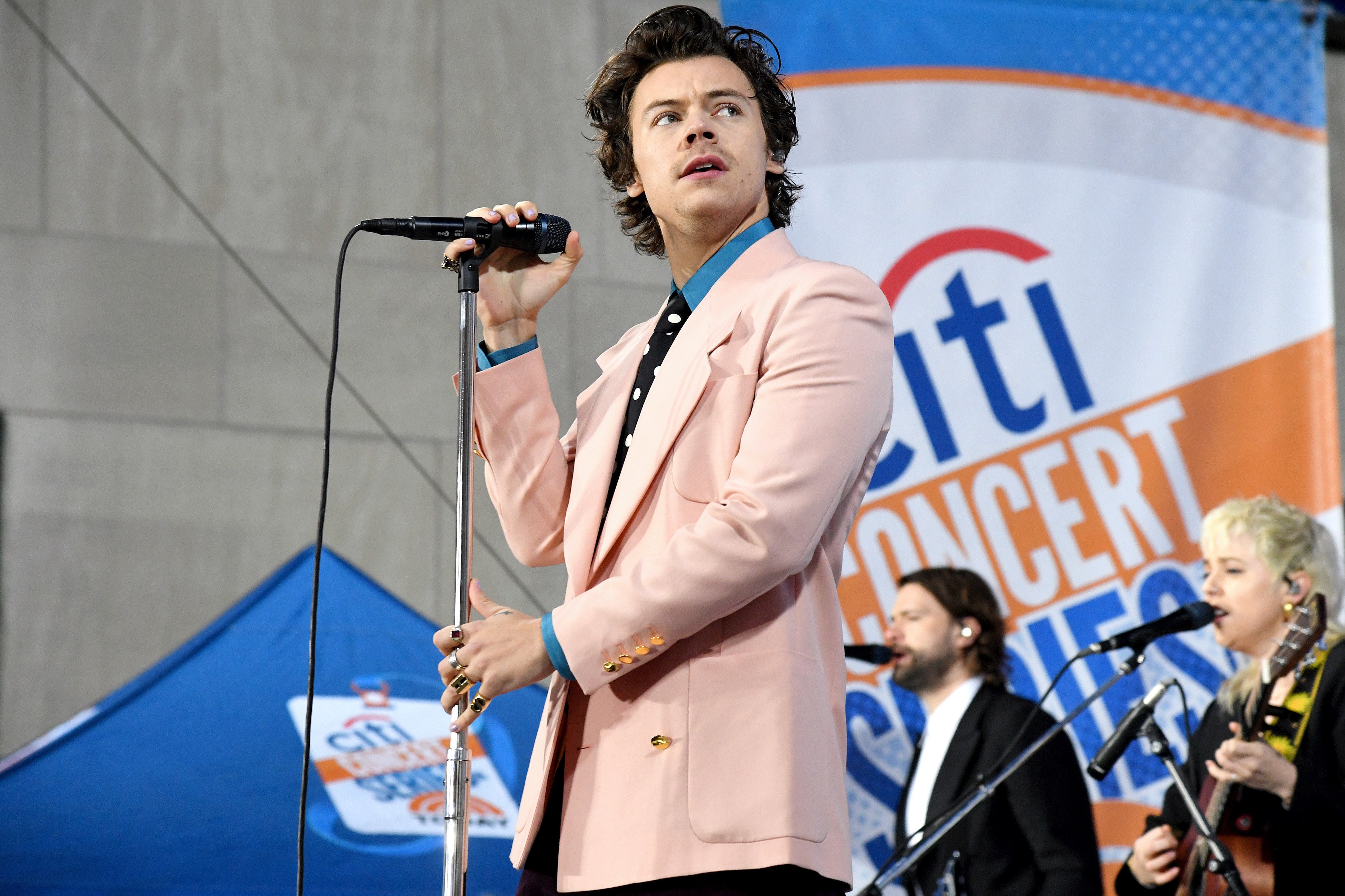 Harry Styles performs onstage during Citi Concert Series on TODAY Presents Harry Styles at Rockefeller Plaza