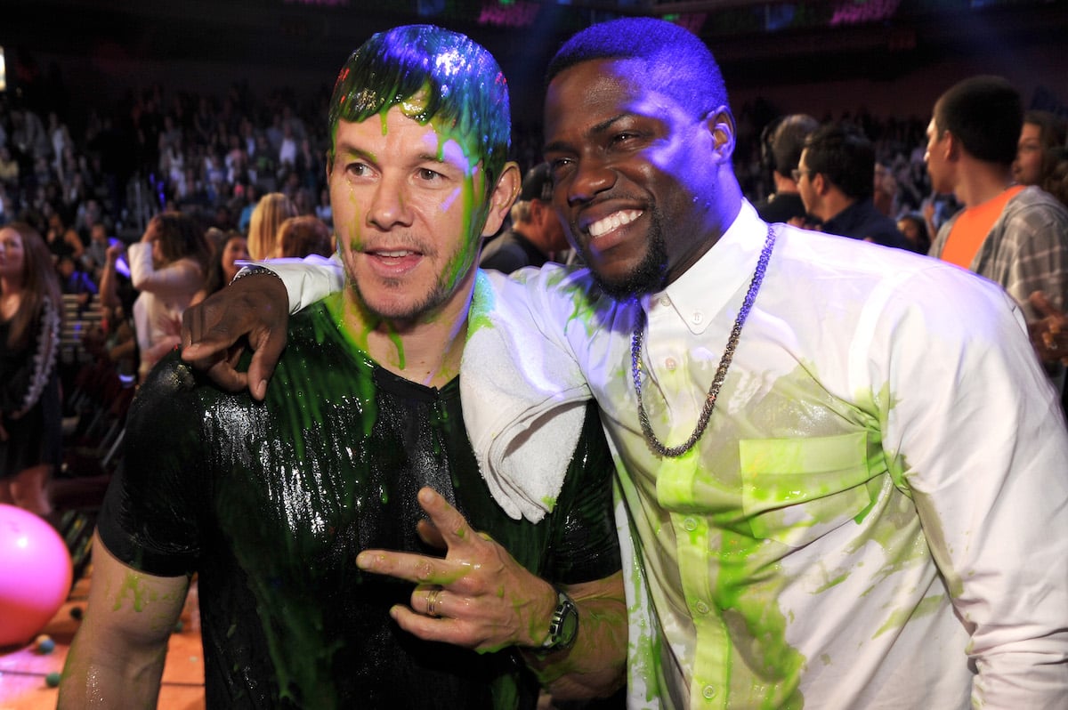 Kevin Hart and Mark Wahlberg at the 27th Annual Kids' Choice Award